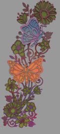 Wooden Layered Butterfly Trellis