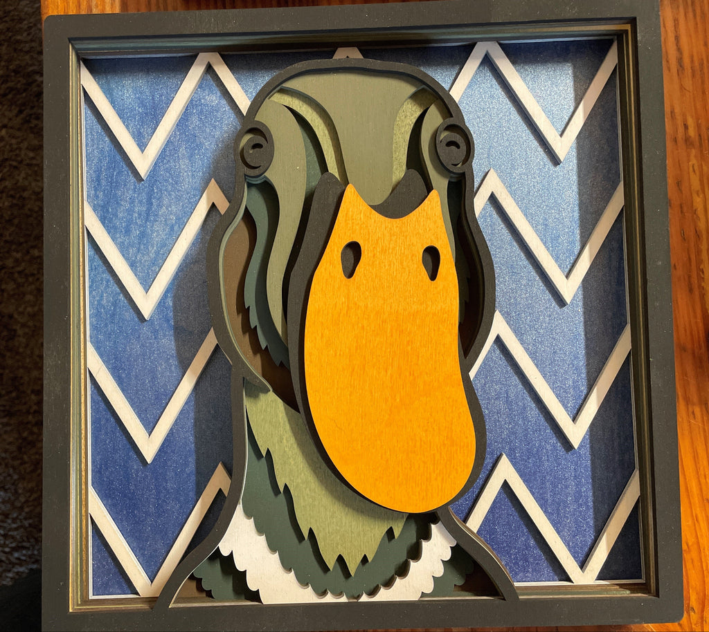 Cute multi-layered Duck Art