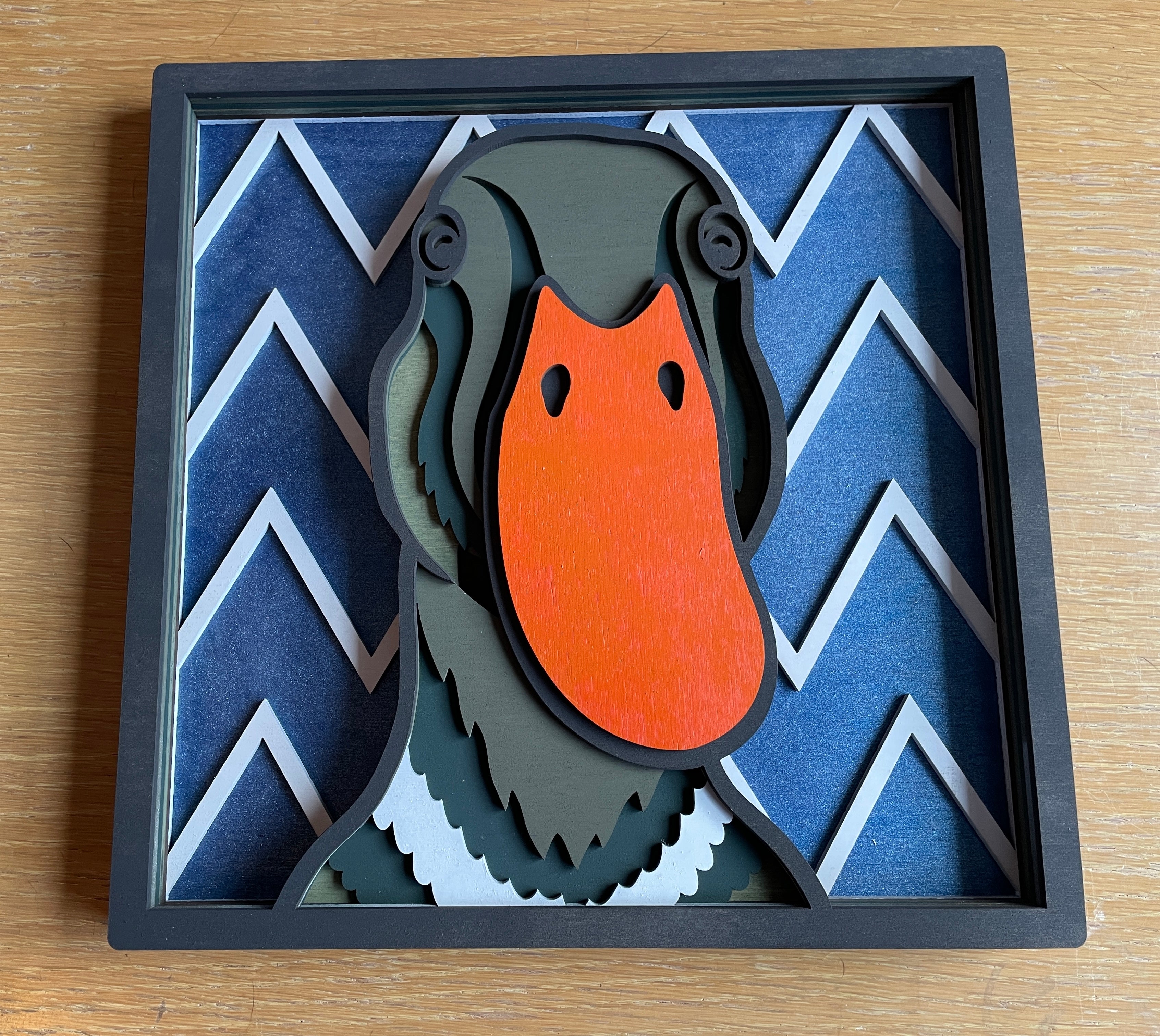 Cute multi-layered Duck Art