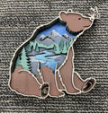 Bear with butterfly