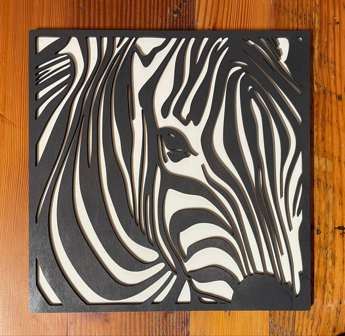 Zebra face