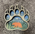 Bear paw with scenic inside
